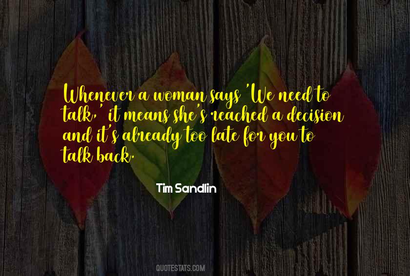 Tim Sandlin Quotes #977272