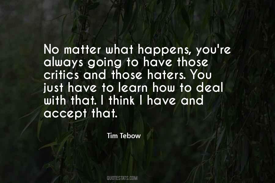 Tim Tebow Quotes #1308464