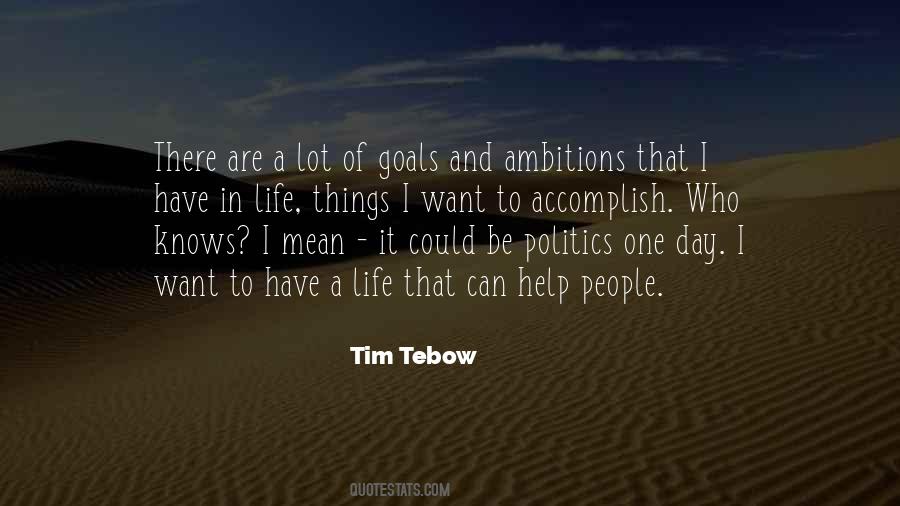 Tim Tebow Quotes #499180