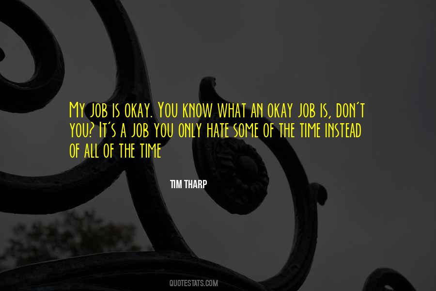 Tim Tharp Quotes #1039470