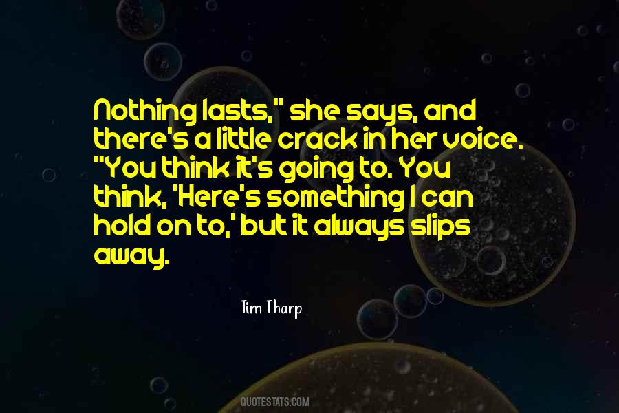 Tim Tharp Quotes #400526