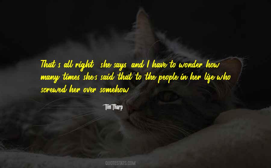 Tim Tharp Quotes #830348