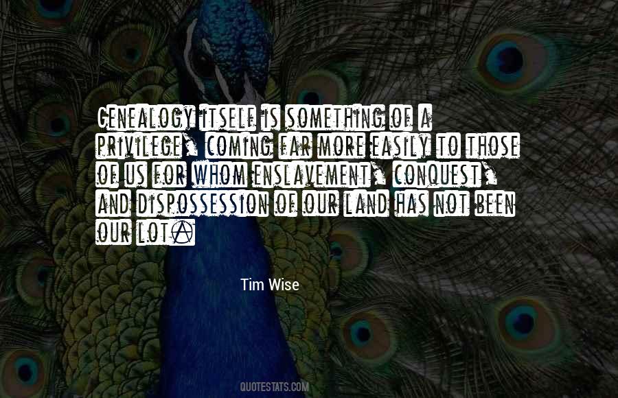 Tim Wise Quotes #245543