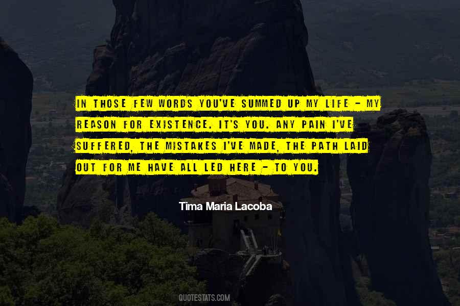 Tima Maria Lacoba Quotes #197427