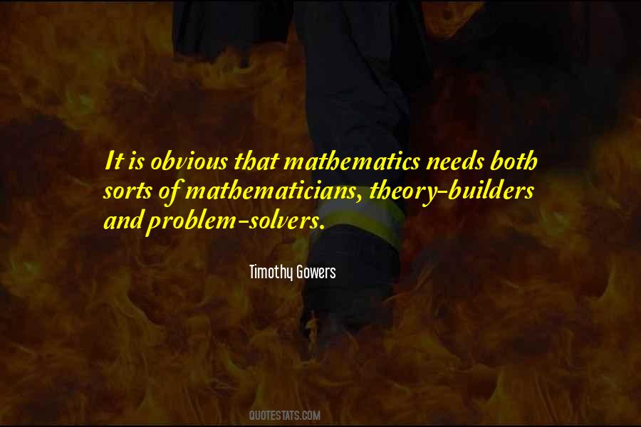 Timothy Gowers Quotes #1833388