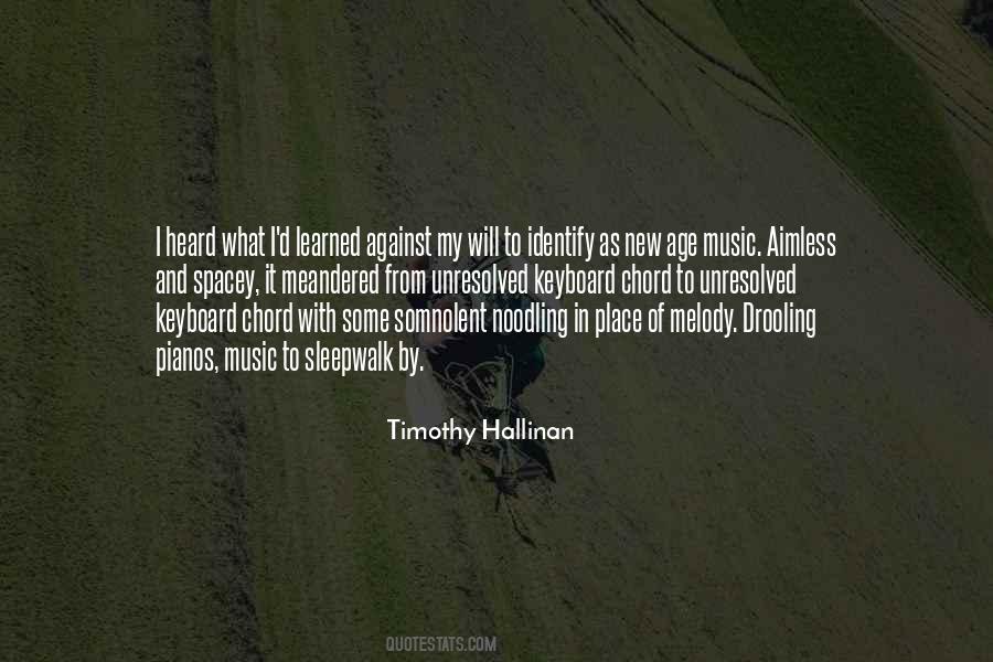 Timothy Hallinan Quotes #1097942