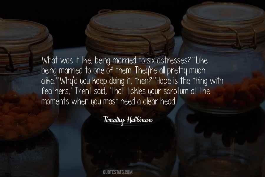 Timothy Hallinan Quotes #1843712