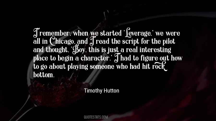 Timothy Hutton Quotes #391975
