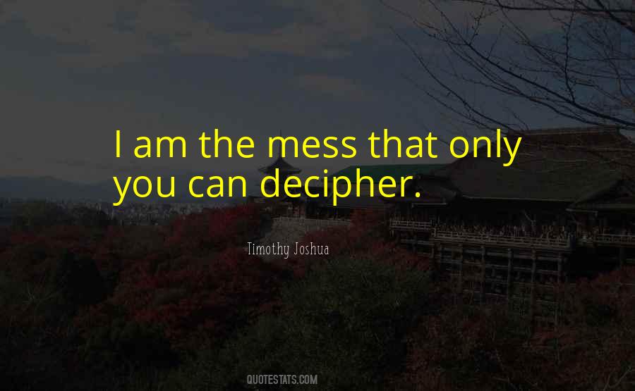 Timothy Joshua Quotes #767316