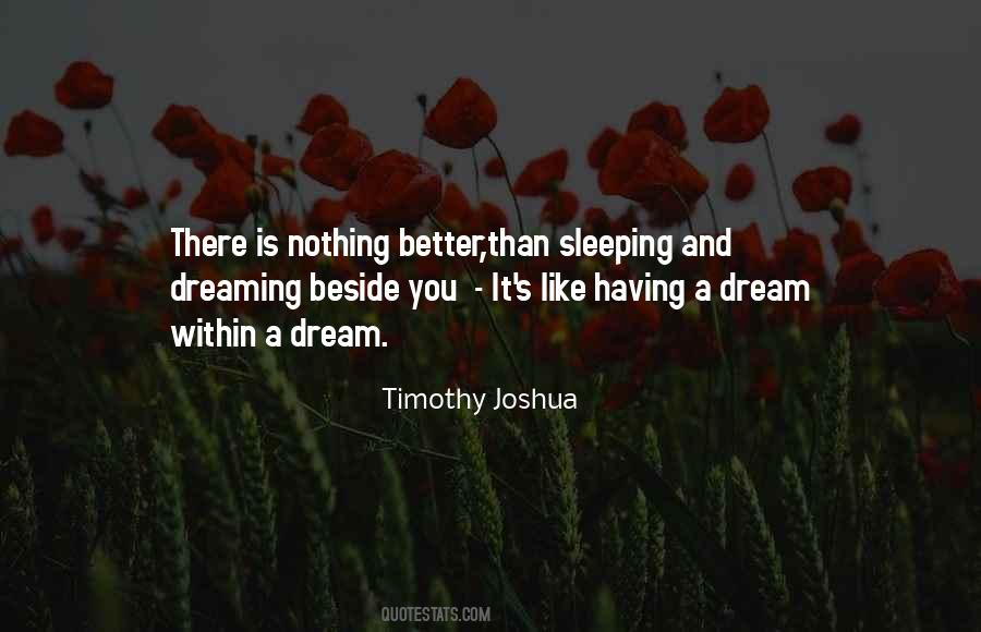 Timothy Joshua Quotes #873189