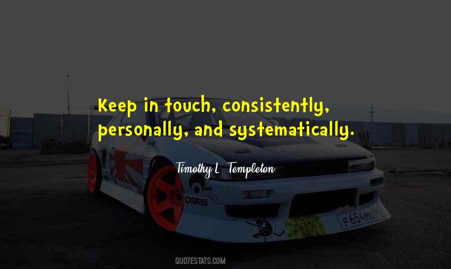 Timothy L. Templeton Quotes #25406