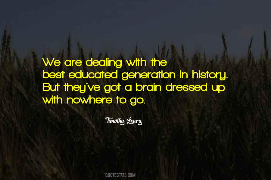 Timothy Leary Quotes #130124