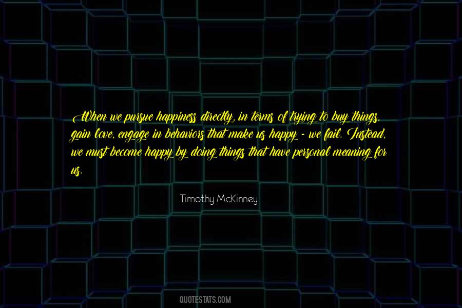 Timothy McKinney Quotes #441393