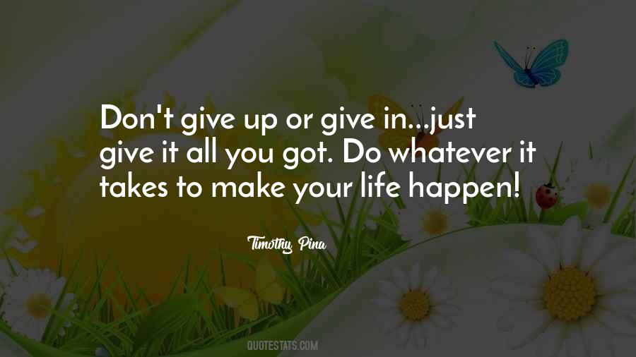 Timothy Pina Quotes #562489