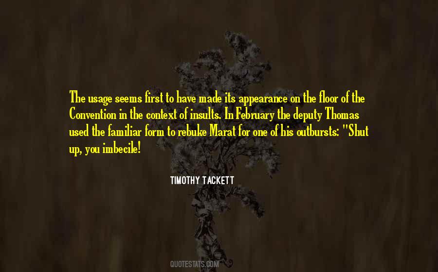 Timothy Tackett Quotes #1538183