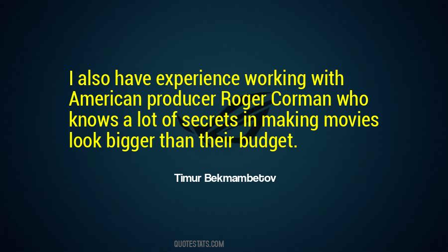 Timur Bekmambetov Quotes #1044267