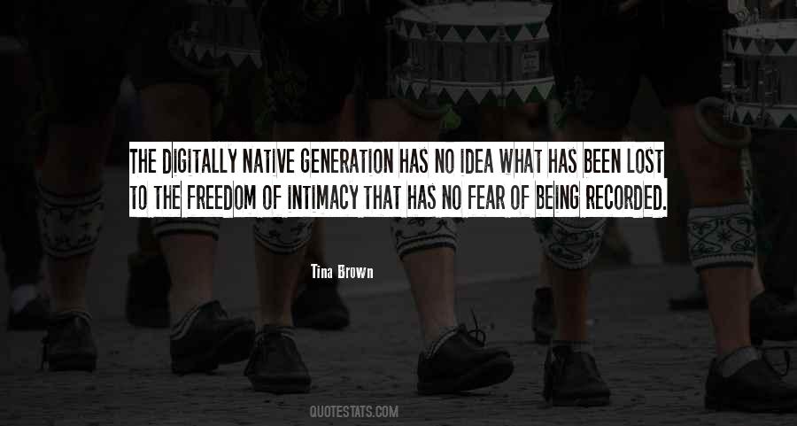Tina Brown Quotes #1361646