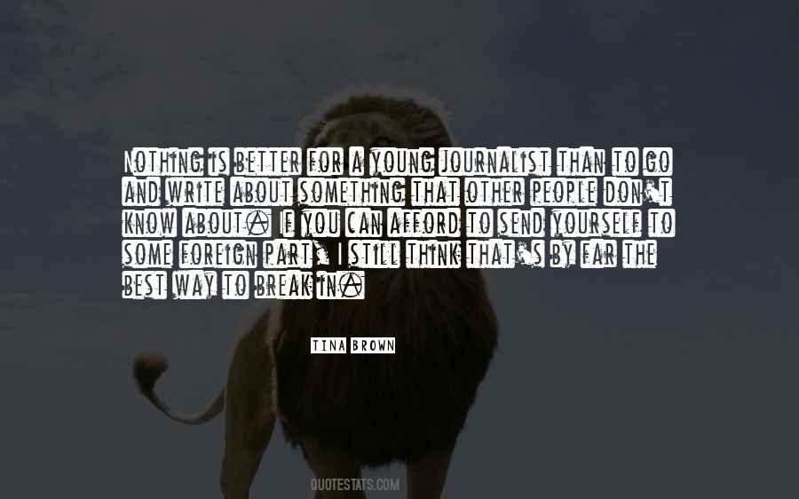 Tina Brown Quotes #1675324