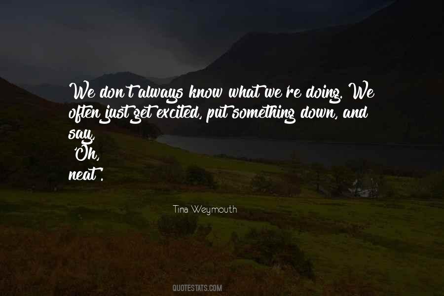 Tina Weymouth Quotes #1081836