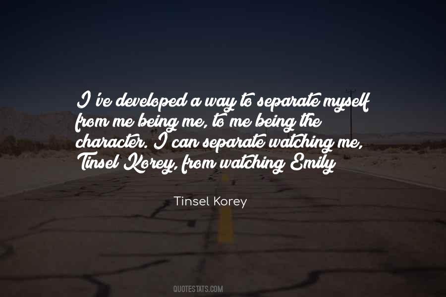 Tinsel Korey Quotes #976343