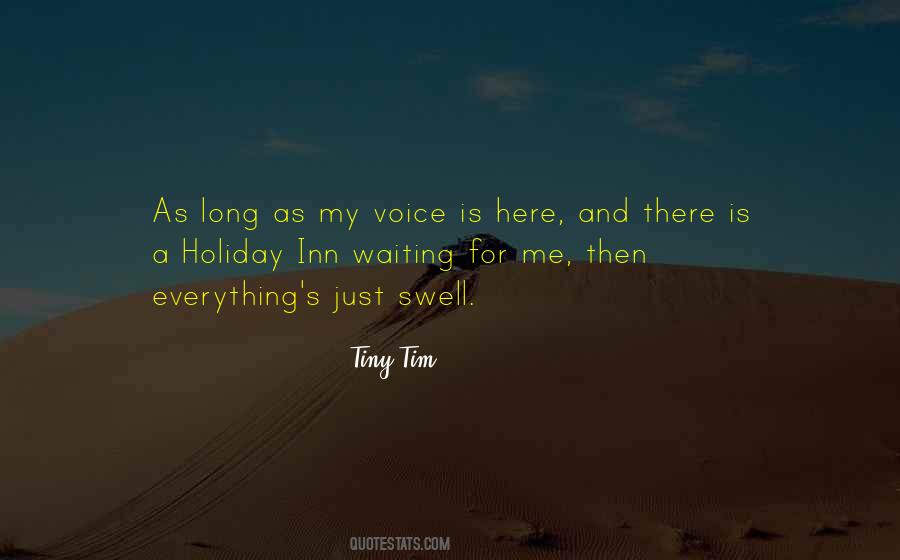 Tiny Tim Quotes #1850450