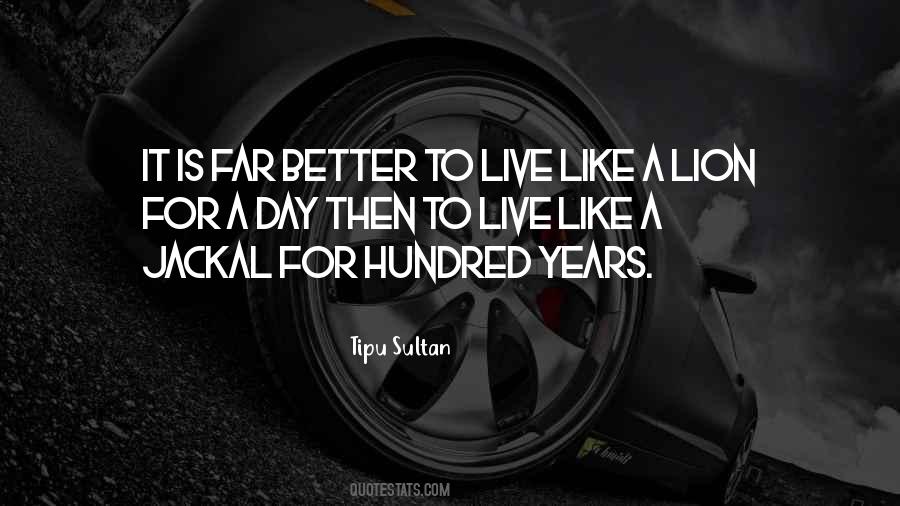 Tipu Sultan Quotes #538613