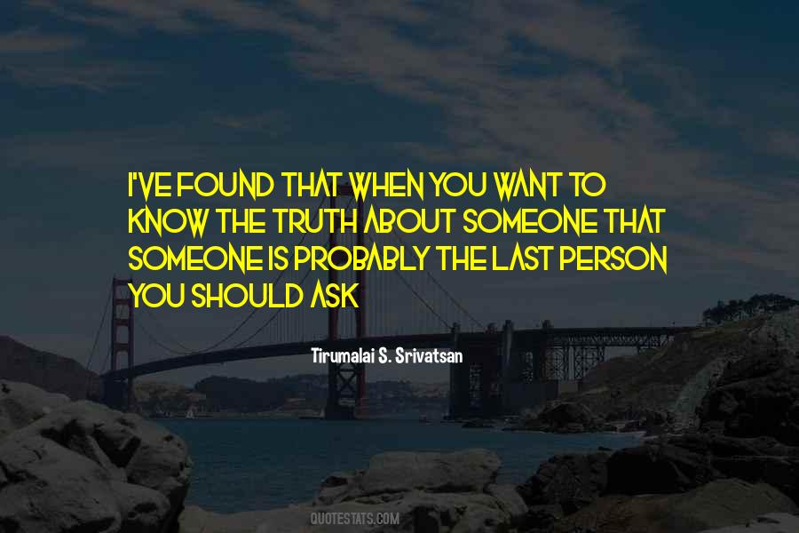 Tirumalai S. Srivatsan Quotes #529425