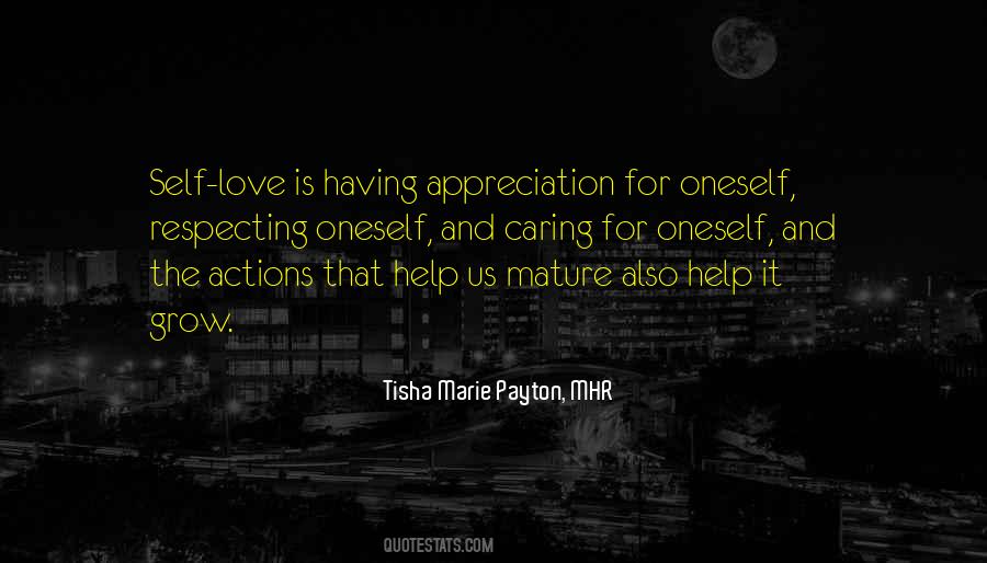 Tisha Marie Payton, MHR Quotes #1073488