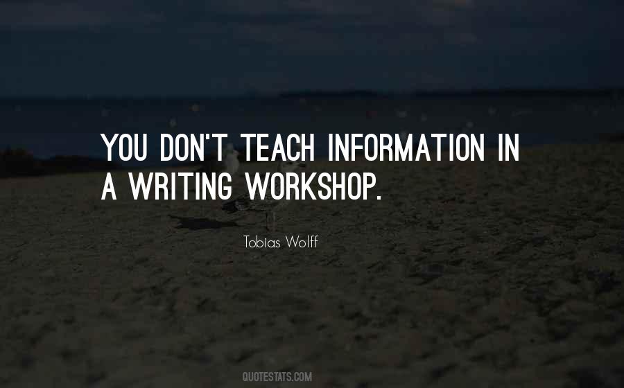 Tobias Wolff Quotes #1215666