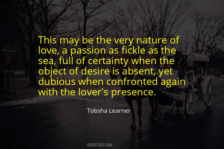 Tobsha Learner Quotes #195433