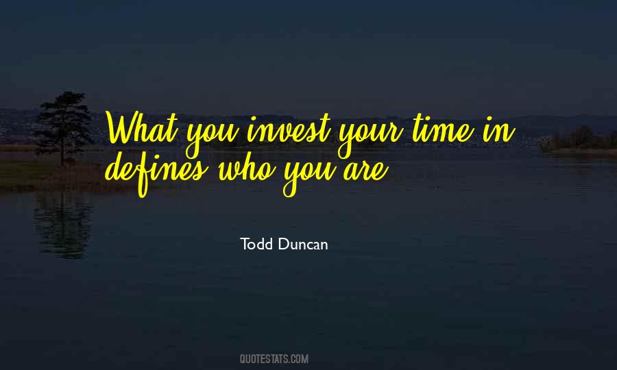 Todd Duncan Quotes #317629