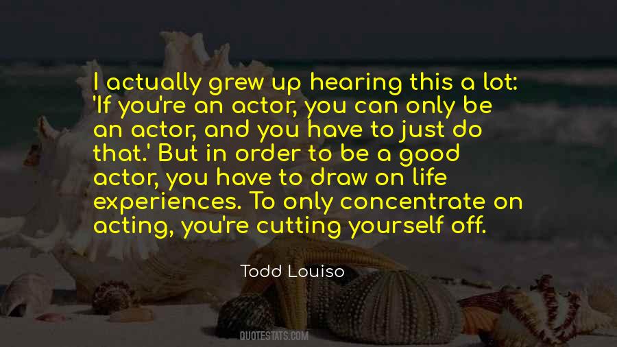 Todd Louiso Quotes #196564