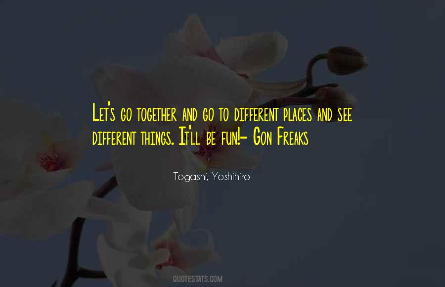 Togashi, Yoshihiro Quotes #1420110