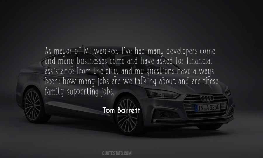 Tom Barrett Quotes #1580626