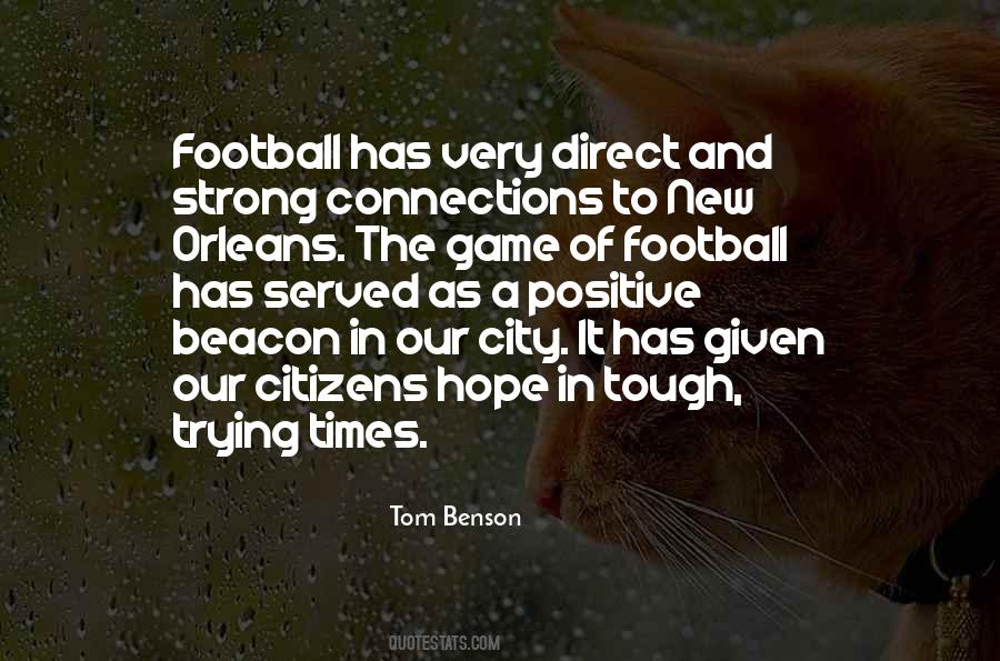 Tom Benson Quotes #1839309