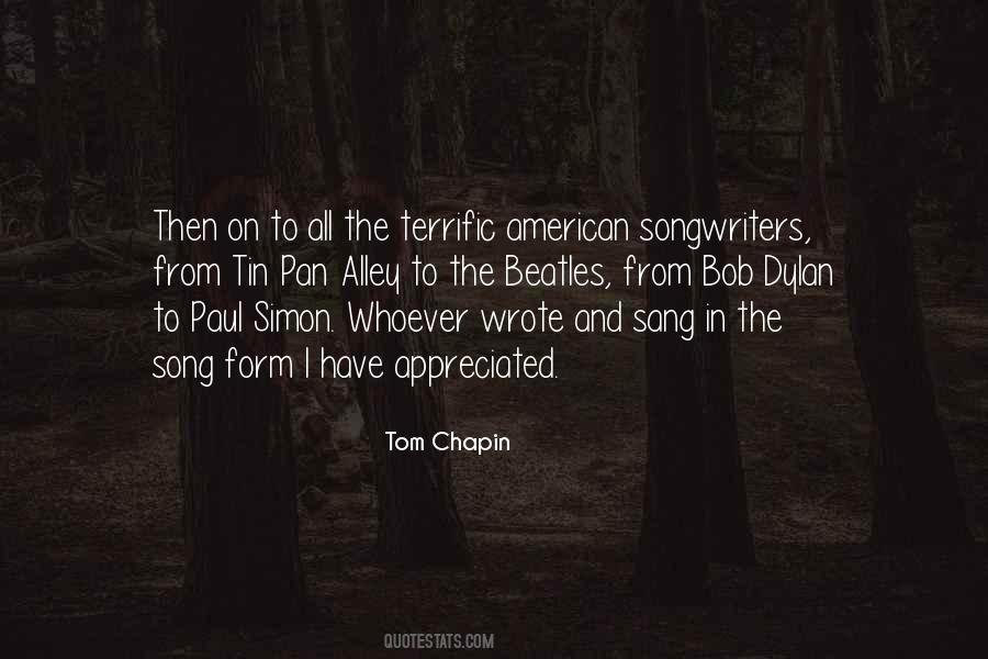 Tom Chapin Quotes #760160