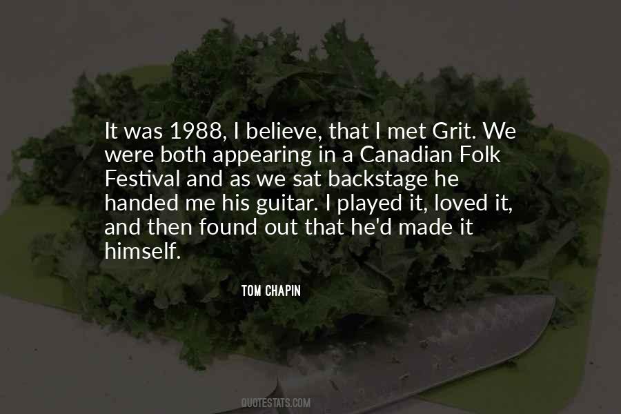 Tom Chapin Quotes #989812