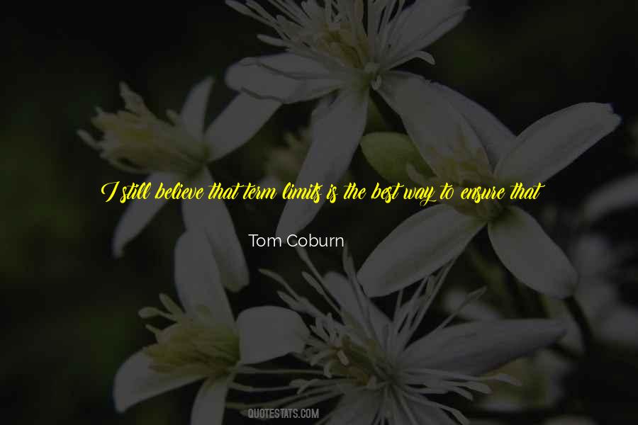 Tom Coburn Quotes #386064