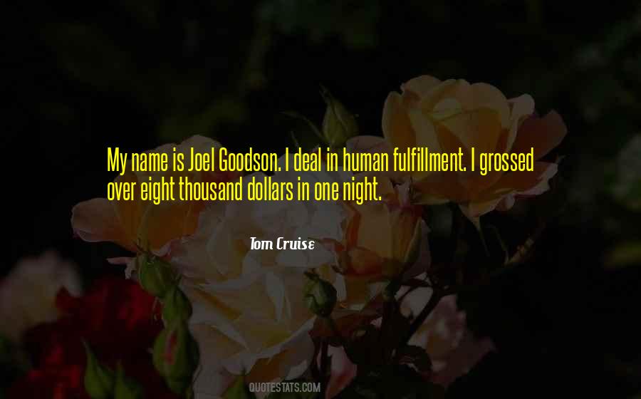 Tom Cruise Quotes #947748