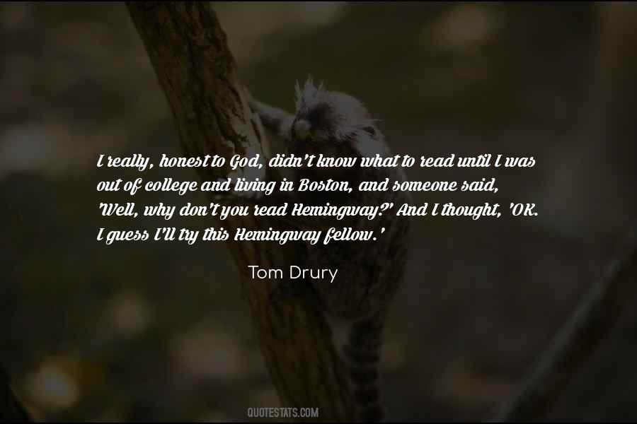 Tom Drury Quotes #48858