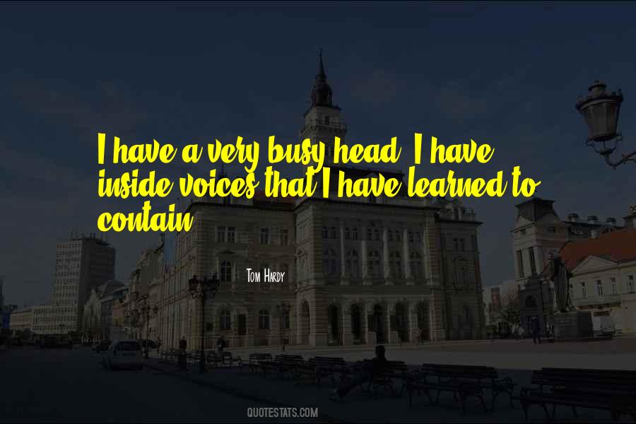 Tom Hardy Quotes #523970