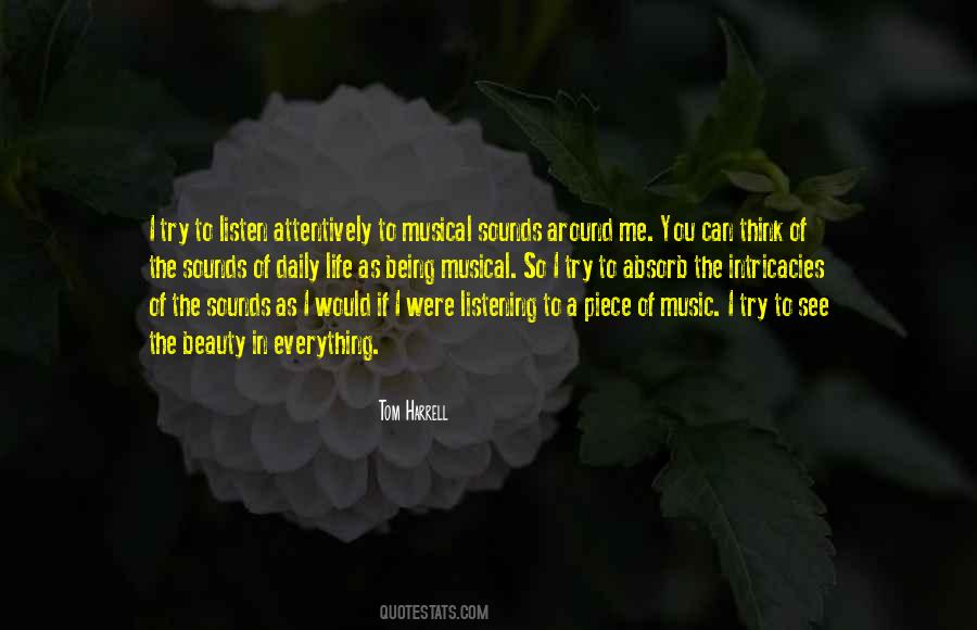 Tom Harrell Quotes #452069