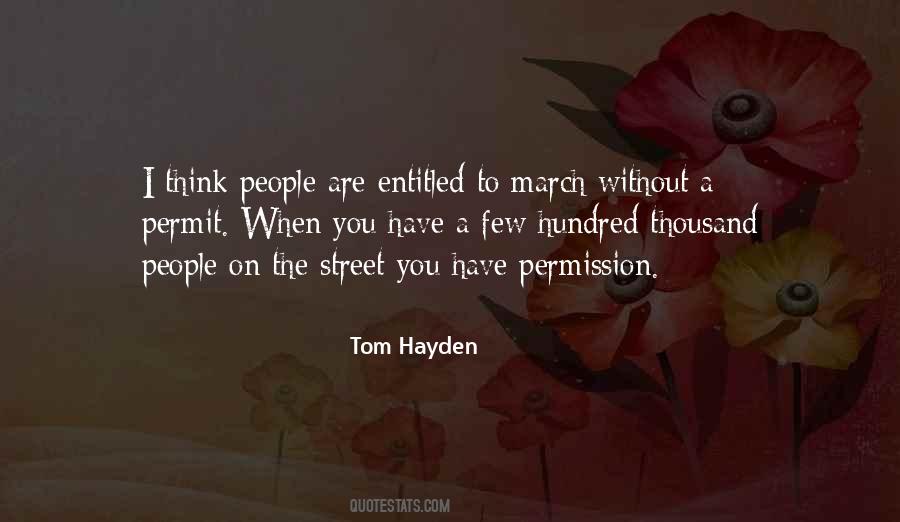 Tom Hayden Quotes #496118