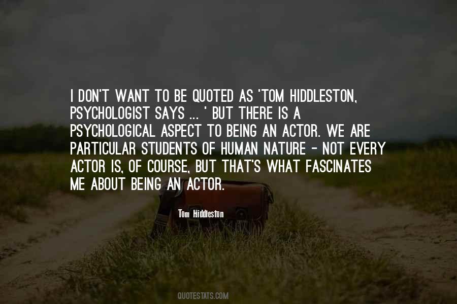 Tom Hiddleston Quotes #1492896