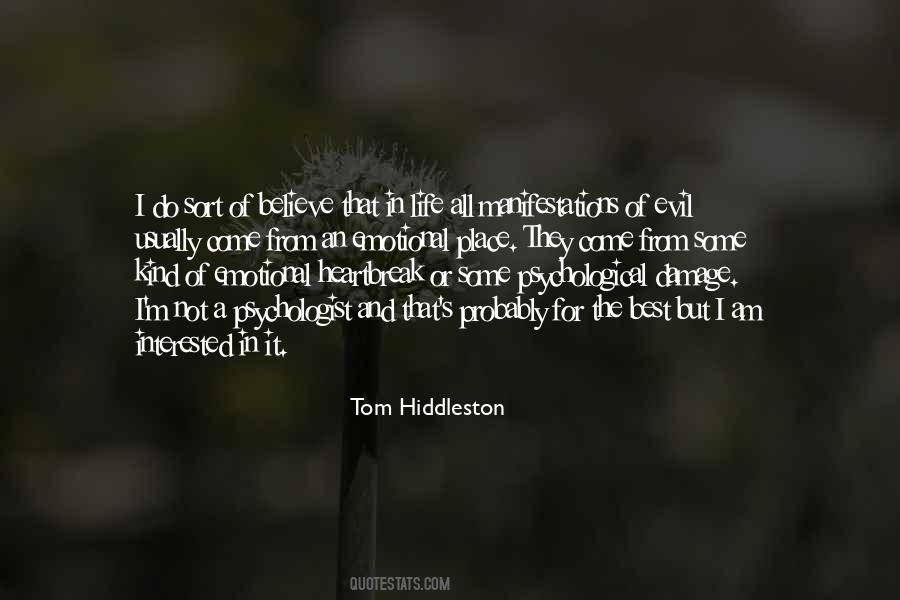 Tom Hiddleston Quotes #194362