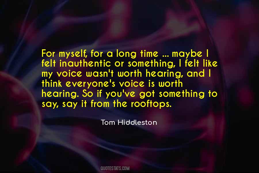 Tom Hiddleston Quotes #751331