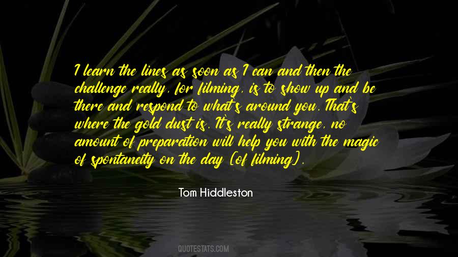 Tom Hiddleston Quotes #922223