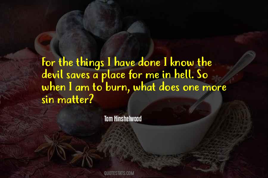 Tom Hinshelwood Quotes #959019