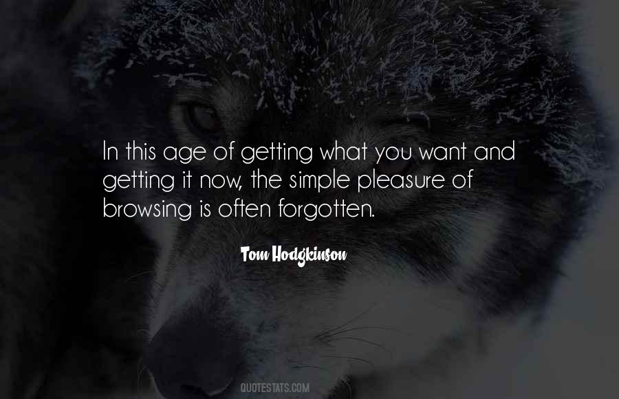 Tom Hodgkinson Quotes #544828