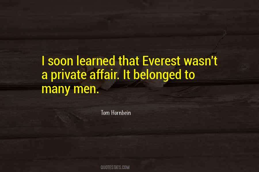 Tom Hornbein Quotes #1653047